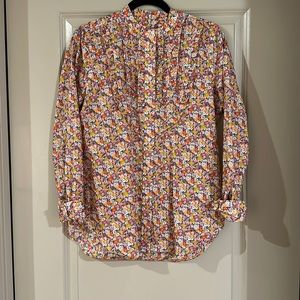 J.Crew Liberty of London floral button down shirt